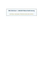 NSG 3233 Exam 1 &lpar;PDF&rpar; &vert; 2026&sol;2027 Mental Health Nursing Q&A