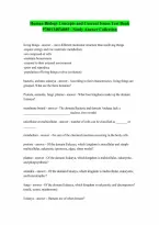 Human Biology Concepts and Current Issues Test Bank 9780134834085 - Study Answer Collection
