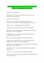 Fundamentals of Microbiology Review Questions BIOS 242 2026-2027 - Practice-Ready Answer Guide