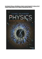 Physics Test Bank for Physics&comma; 12th Edition by John D&period; Cutnell&comma; Kenneth W&period; Johnson&comma; David Young and Shane Stadler&comma; ISBN 9781119798118 &vert; Conceptual Physics and Problem-Solving Practice Questions&NewLine;&NewLine;