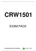 CRW1501 EXAM PACK 2023