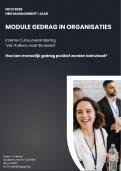 NCOI module Gedrag in Organisaties - Geslaagd &lpar;8&rpar; 2026 - met feedback NCOI - Menselijke gedrag positief be&iuml;nvloeden