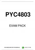 PYC4803 EXAM PACK 2024