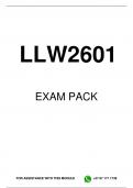 LLW2601 EXAM PACK 2026 