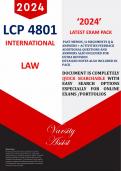 LCP4801- "2024" Latest Exam Pack (Just updated) - Includes Oct/Nov 23" Exam SolutionsPast Memos/ Assignments / Notes (Buy Quality that you can pass with) 