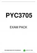 PYC3705 MCQ EXAM PACK 2023
