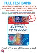 Test bank for Understanding Anatomy & Physiology A Visual, Auditory, Interactive Approach 3rd Edition by Gale Sloan Thompson |9780803676459 | Chapter 1-25 | 2020/2021 | Complete Questions and Answers .