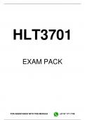 HLT3701 EXAM PACK 2024