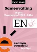 Samenvatting Engels Examen VMBO TL&sol;GL 2026