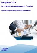 NCOI moduleopdracht HR management &lpar;2 jaar&rpar; - Ge&uuml;pdatet 2026 &excl;