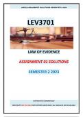 LEV3701 ASSIGNMENT 01 SOLUTIONS, SEMESTER 2, 2023