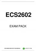 ECS2602 EXAM PACK 2023