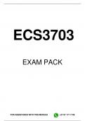 ECS3703  EXAM PACK 2026 