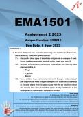 EMA1501 Assignment 2 (COMPLETE ANSWERS) 2023 (698018)