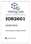 IOS2601 Assignment 1 & 2 Semester 1 2022