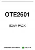 OTE2601 EXAM PACK 2025