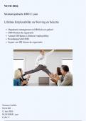 Geslaagde &lpar;9&rpar; NCOI moduleopdracht HRM 2026- met feedback  - Lifetime Employability  en Werving en Selectie 