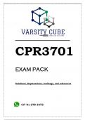CPR3701 EXAM PACK 2023