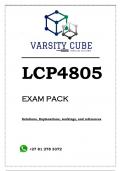 LCP4805 EXAM PACK 2023