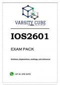 IOS2601 MCQ EXAM PACK 2023