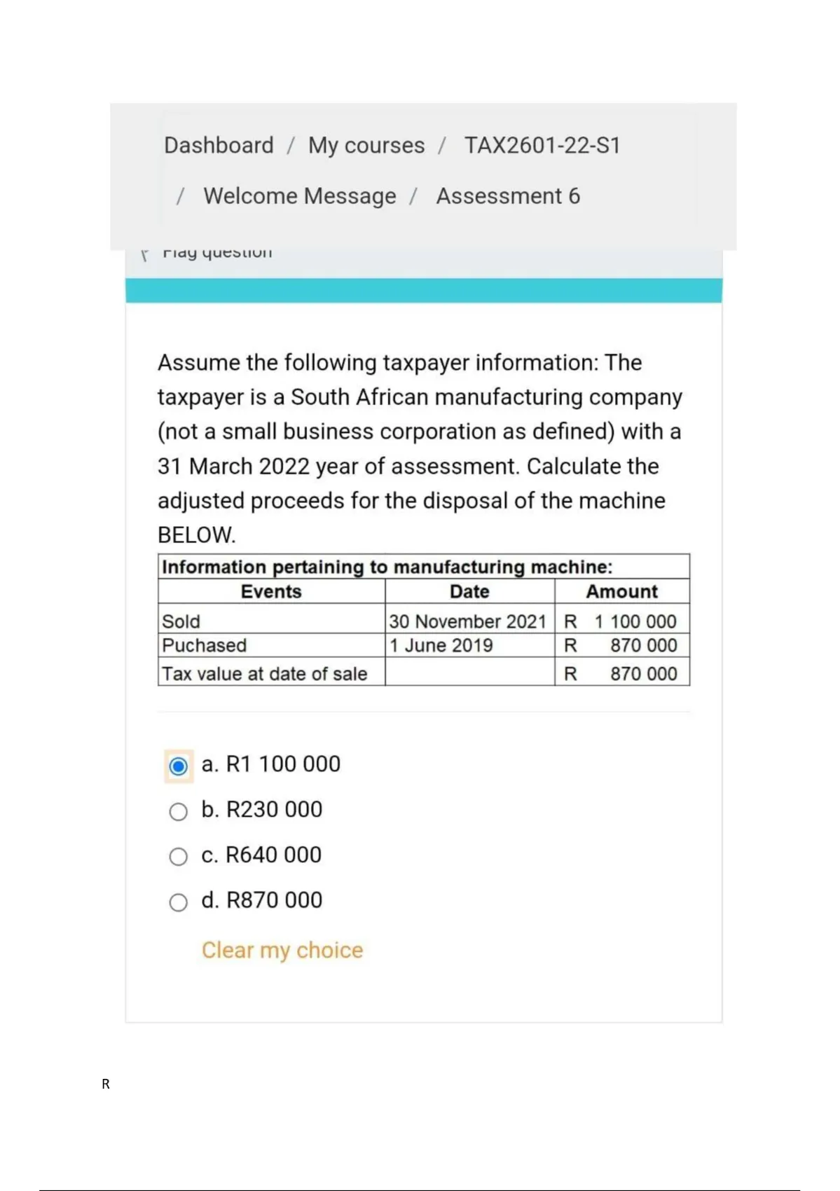 tax2601 assignment 6