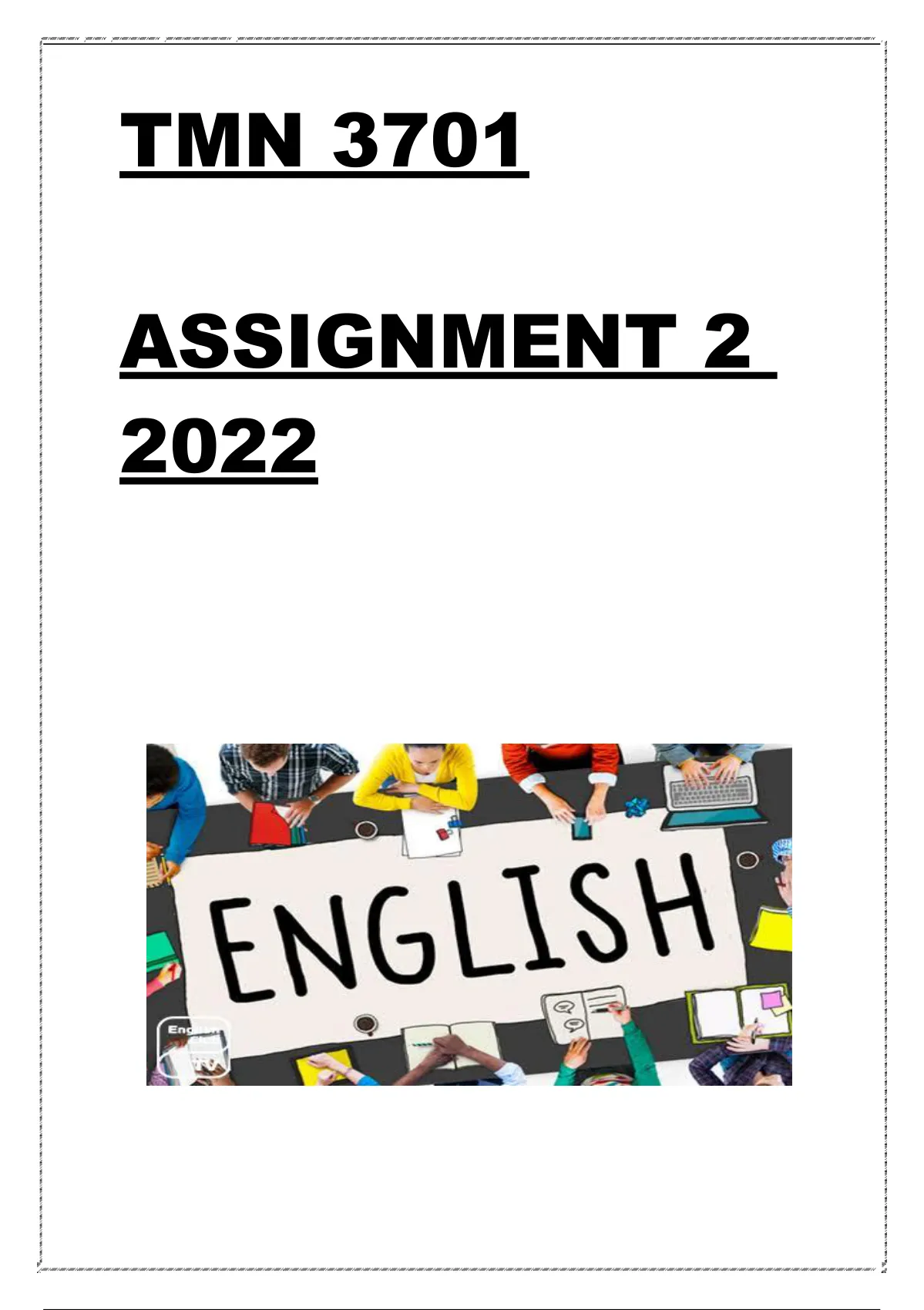 tmn3701 assignment 2 answers 2023