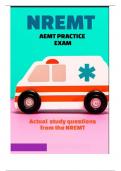 NREMT AEMT TESTBANK - Questions with  Verified ANSWERS and Rationales / Updated for 2024