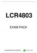 LCR4803 EXAM PACK 2025