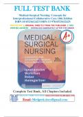 Test Bank For Medical-Surgical Nursing Concepts for Interprofessional Collaborative Care 10th Edition by Donna Ignatavicius, M. Linda Workman 9780323612425 Chapter 1-69 Complete Guide.