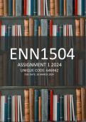 ENN1504 Assignment 1 Due 20 March 2024