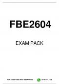 FBE2604 EXAM PACK 2025