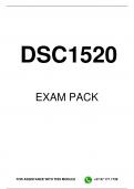 DSC1520 EXAM PACK 2025