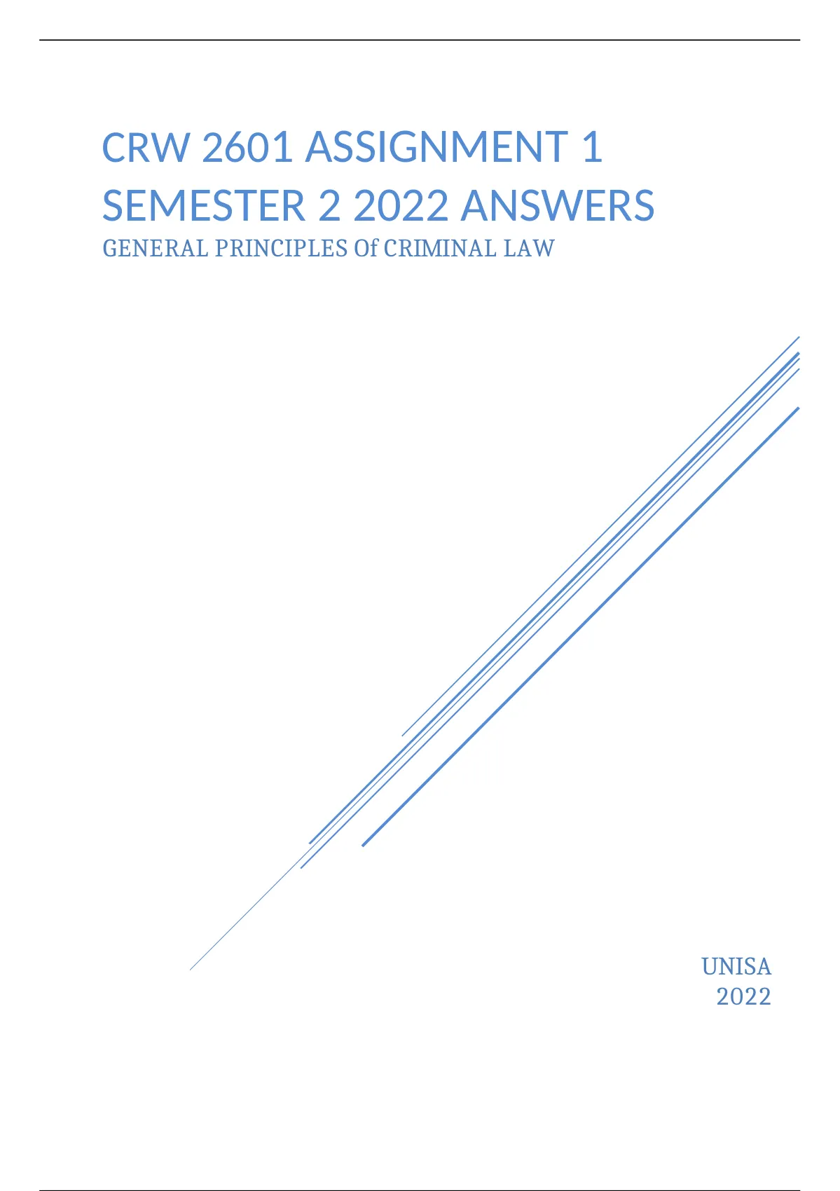 crw2601 assignment 1 2022 semester 2