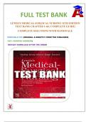 LEWIS'S MEDICAL-SURGICAL NURSING 11TH EDITION TEST BANK CHAPTER 1-68 | COMPLETE GUIDE| COMPLETE SOLUTIONS WITH RATIONALE 
