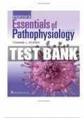 Test Bank for Porth's Essentials of Pathophysiology 5th Edition by Tommie L Norris ISBN 9781975107192 Chapter 1-52 |Complete Guide A+.