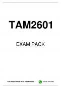 TAM2601 EXAM PACK 2026 