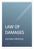 2023 MAY EXAM REFERENCED IN FULL - LAW OF DAMAGES [LPL4802]  ⭐⭐⭐⭐⭐