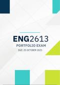 ENG2613 Exam Due 25 October 2023