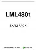 LML4801 EXAM PACK 2024