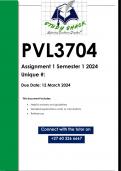 PVL3704 Assignment 1 (QUALITY ANSWERS) Semester 1 2024