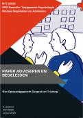 NTI Paper Adviseren en Begeleiden - Toegepaste Psychologie 2026 - met alle Youtube links en  bijlagen