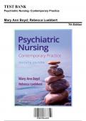 Test Bank For Psychiatric Nursing 7th Edition Contemporary Practice by Mary Ann Boyd; Rebecca Luebbert 9781975161187 Chapter 1-43 Complete Guide .