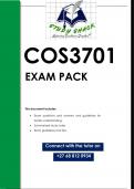 COS3701 EXAM PACK 2024