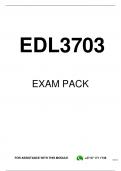 EDL3703 EXAM PACK 2023