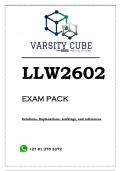 LLW2602 Assignment 1 & 2 Semester 1 2023