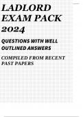 LADLORD Exam pack 2024
