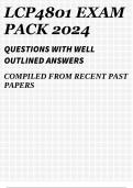 LCP4801 EXAM PACK 2024