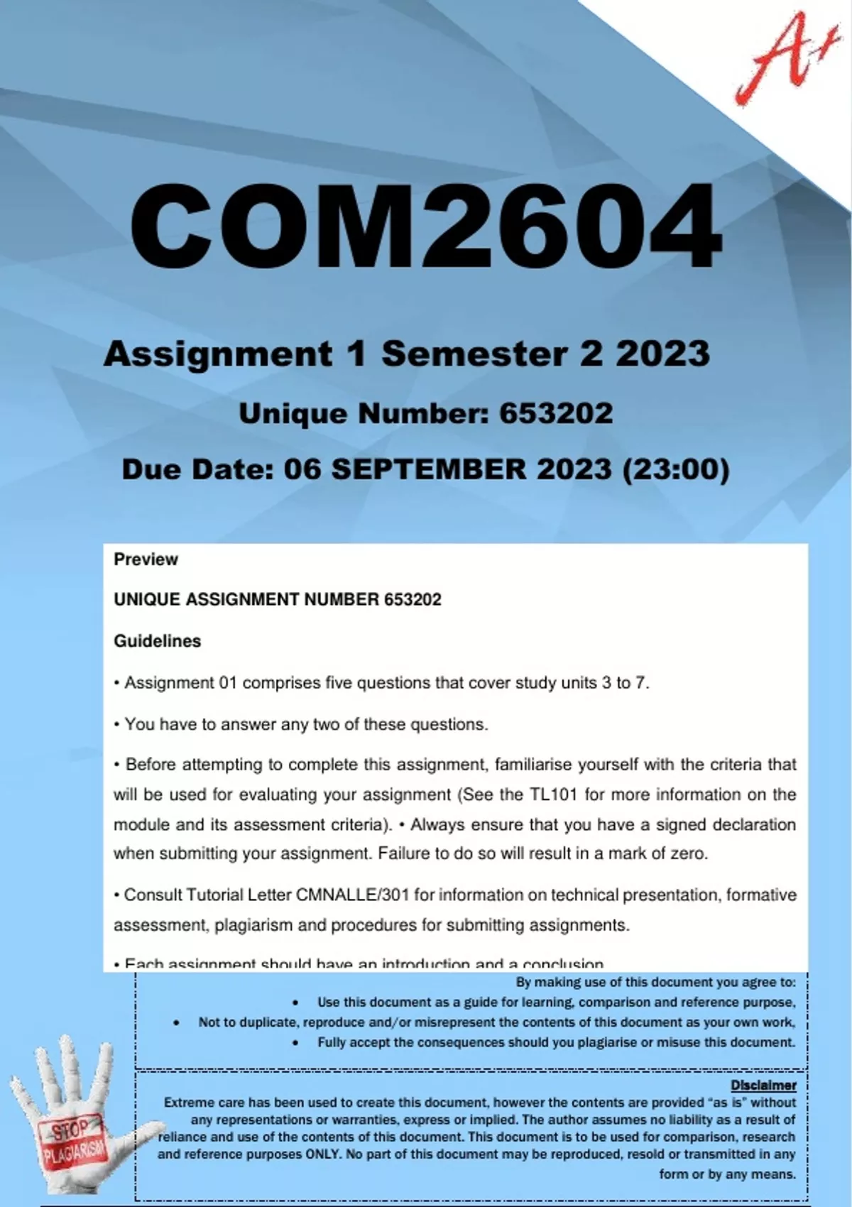 pyc4802 assignment 3 2023