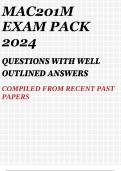 MAE201M Exam Questions PACK 2024
