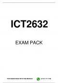 ICT2632 EXAM PACK 2024